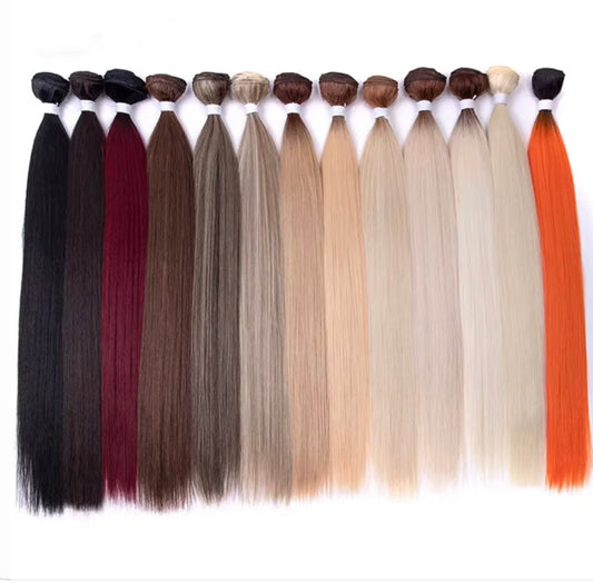 Extensions Cheveux Synthétiques Raides Yaki 30" - 130g