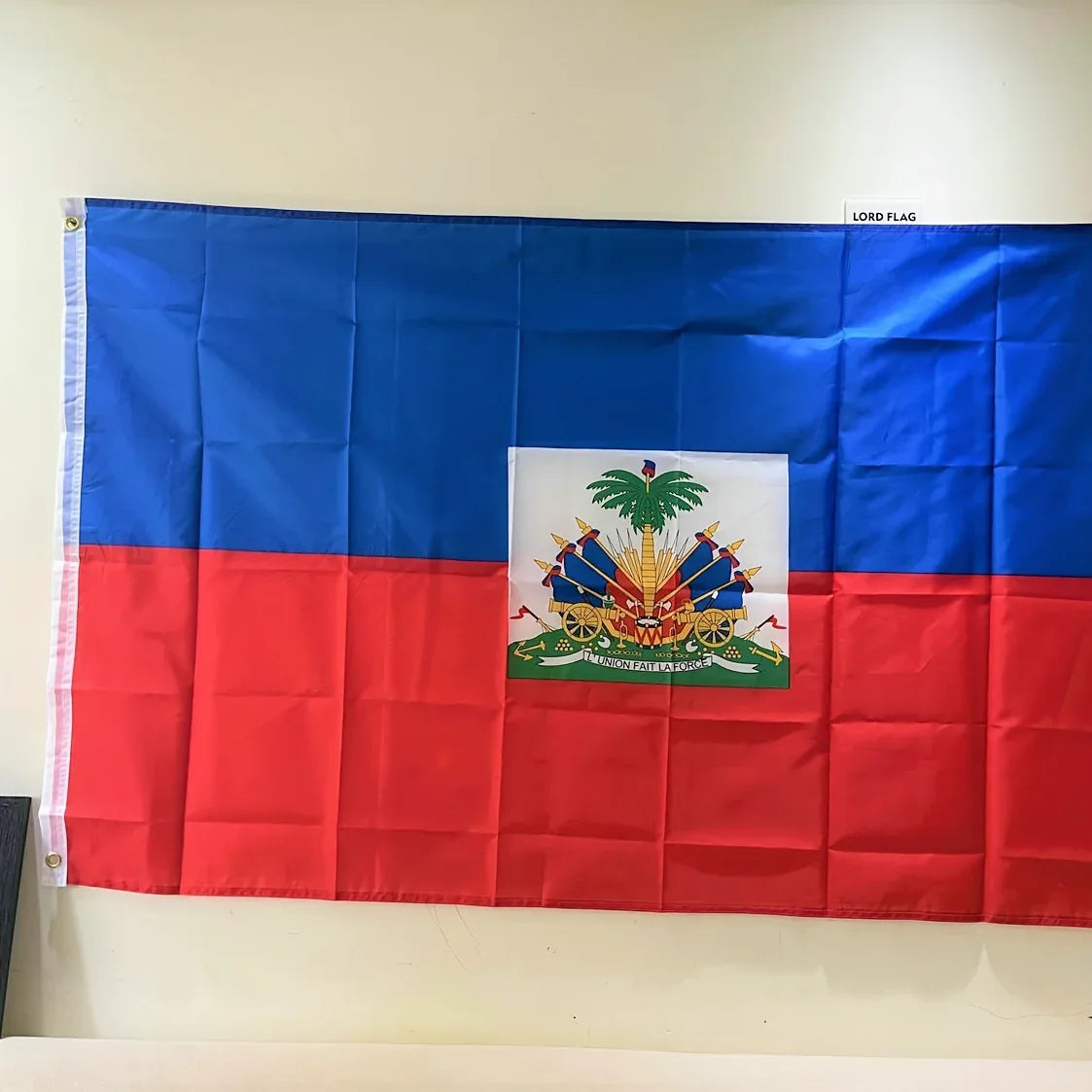 Drapeau National d'Haïti - 90x150cm - Polyester - Masko shop
