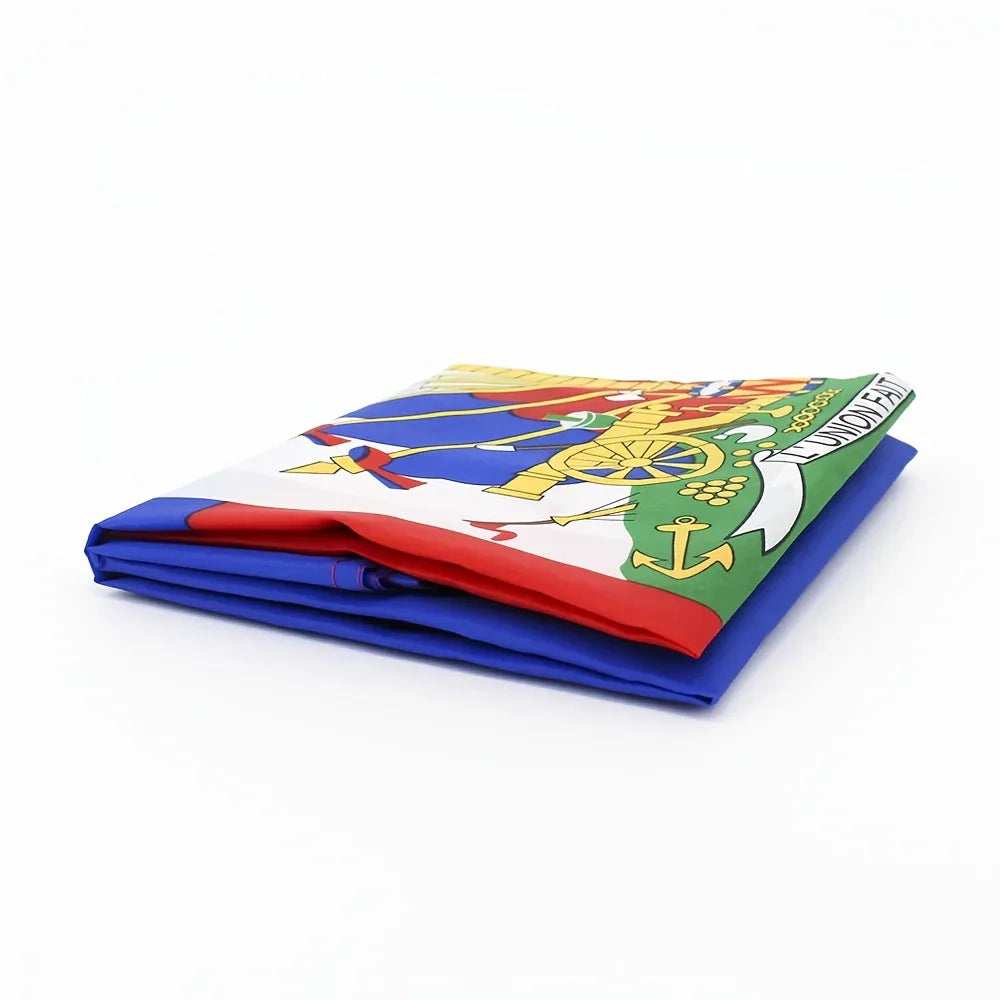 Drapeau National d'Haïti - 90x150cm - Polyester - Masko shop