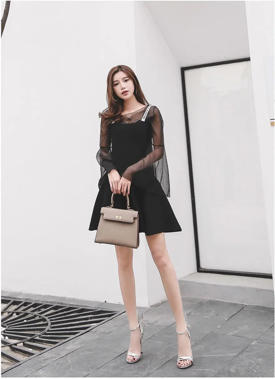 Sandales à Talons Hauts - Ailes de Papillon - Cuir Verni - Masko shop