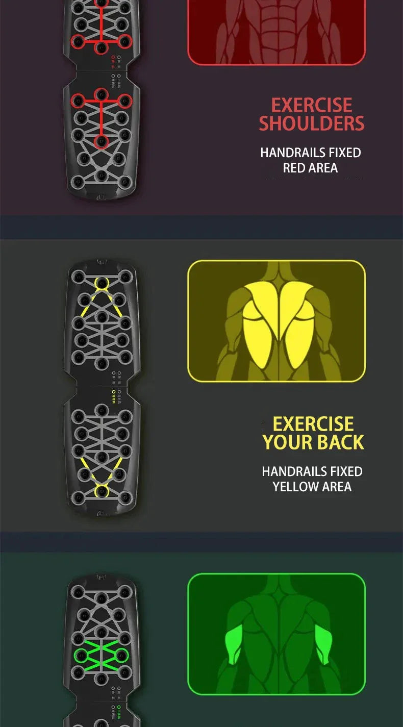 Planche Push-Up Multifonction Pliable - Masko shop