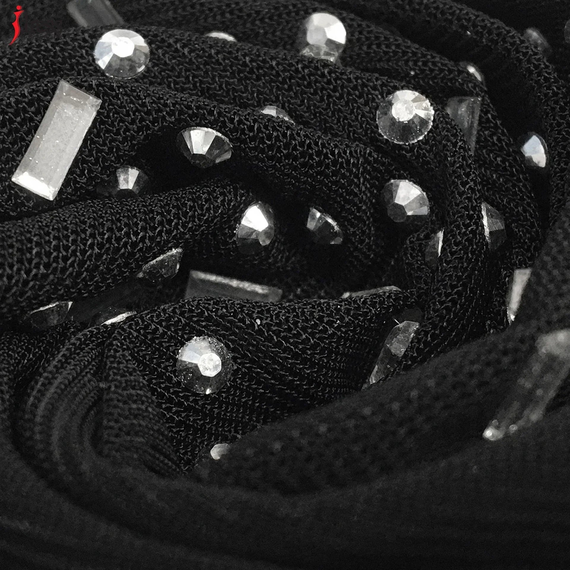 Robe Maxi HBLL - Maille Strass Brillante - Bretelles Spaghetti - Masko shop