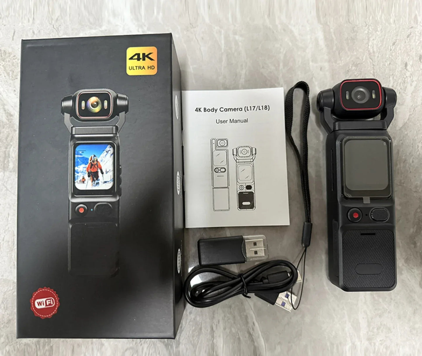 Caméra d'Action 4K UHD Stabilisée - Masko shop