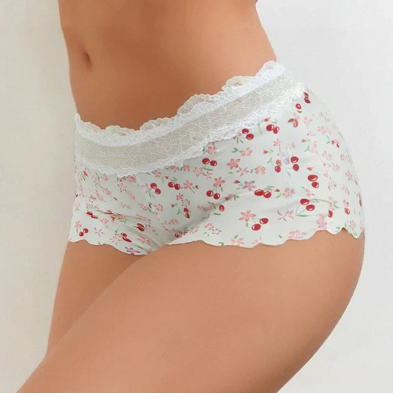 Culottes Léopard Dentelle - Lot 3 Pièces - Masko shop