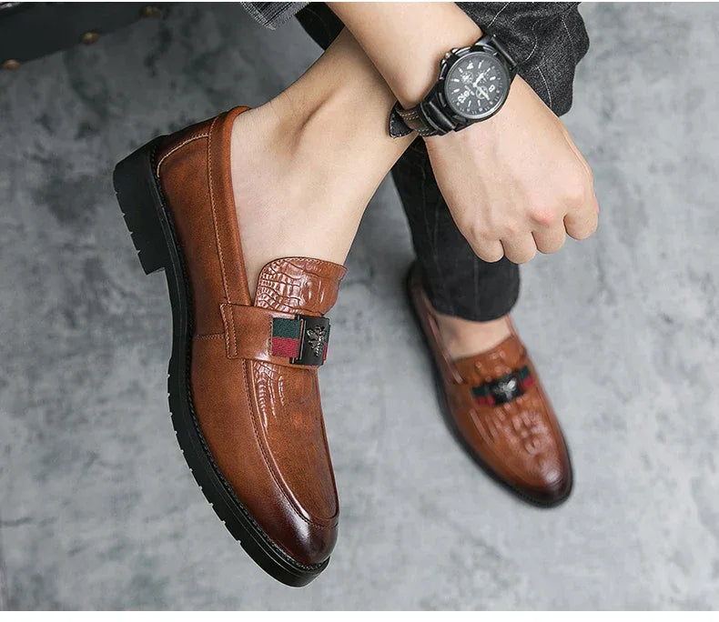 Chaussures Pointues Style Britannique pour Homme - Mode - Masko shop