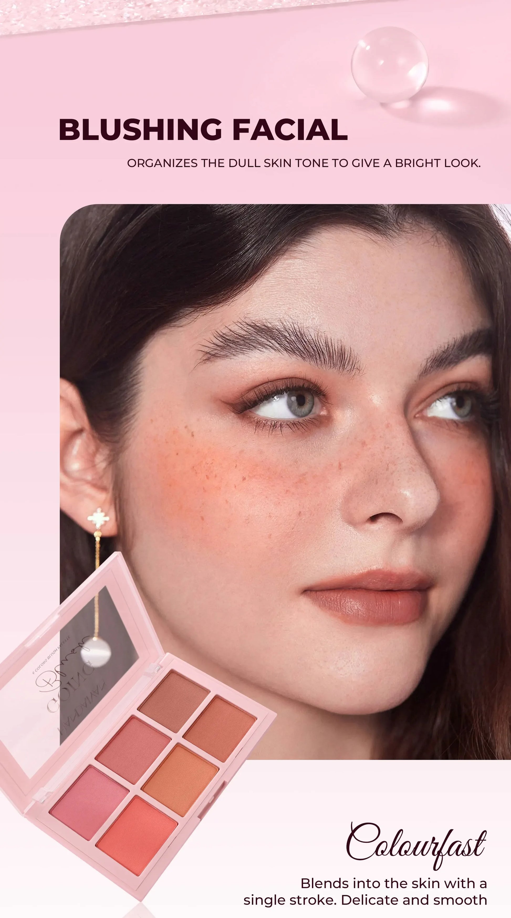 Palette Blush Longue Tenue - Finition Velours - Masko shop