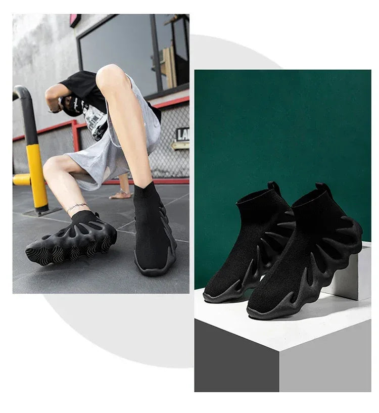 Baskets Montantes Grande Taille - Semelle Épaisse - Masko shop