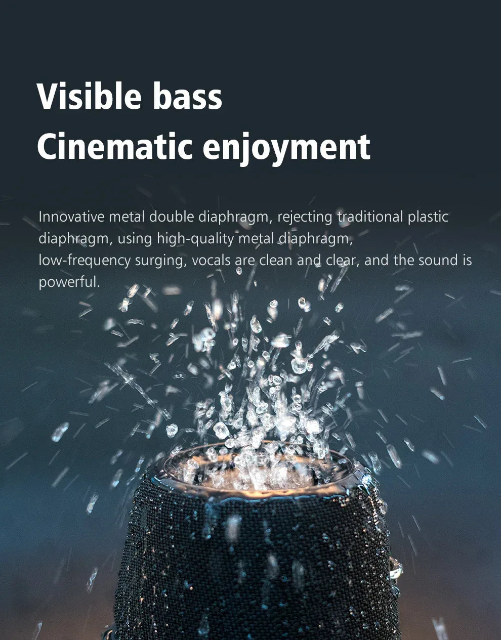 Haut-Parleur Bluetooth ZEALOT S67 - 60W Puissant - Son 3D Stéréo - Batterie 14400mAh - Masko shop