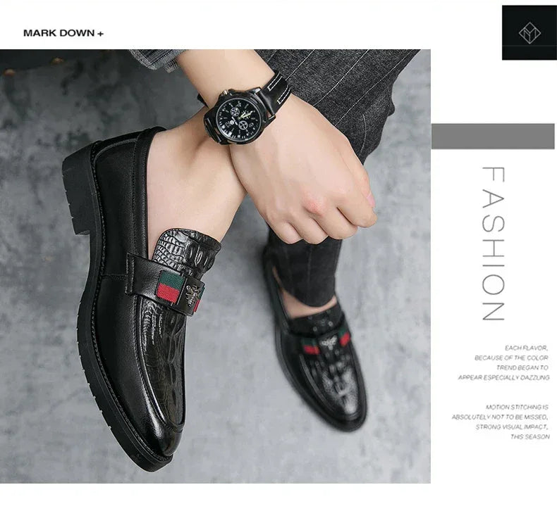 Chaussures Pointues Style Britannique pour Homme - Mode - Masko shop