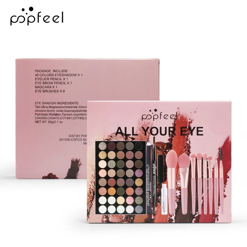 Kit Maquillage Yeux Complet - Palette Fards à Paupières - Masko shop