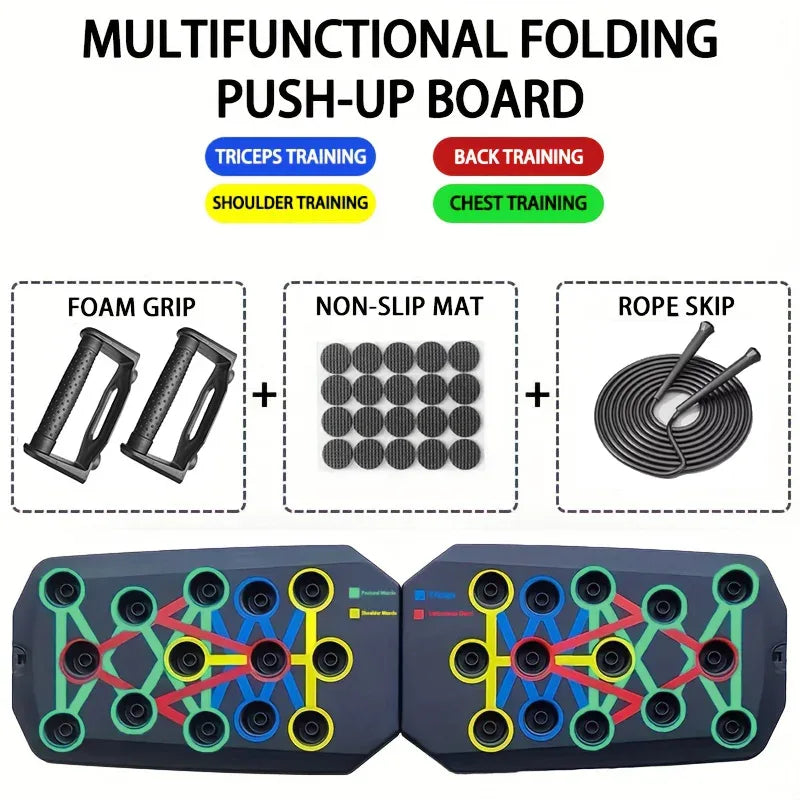 Planche Push-Up Multifonction Pliable - Masko shop