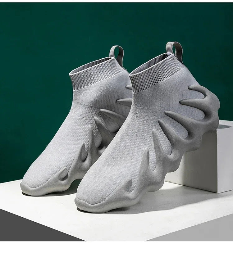 Baskets Montantes Grande Taille - Semelle Épaisse - Masko shop