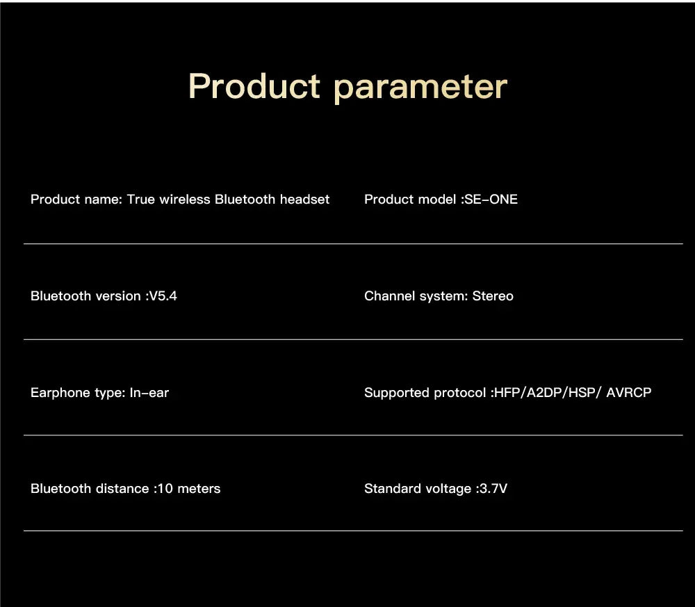 Écouteurs TWS SE-ONE LED Tactile - Masko shop
