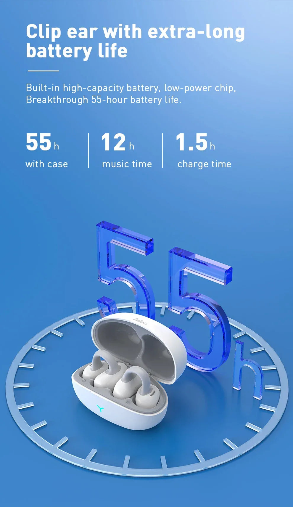 Écouteurs Bluetooth HILEO Hi 82 V5.3 - Réduction de Bruit - Masko shop