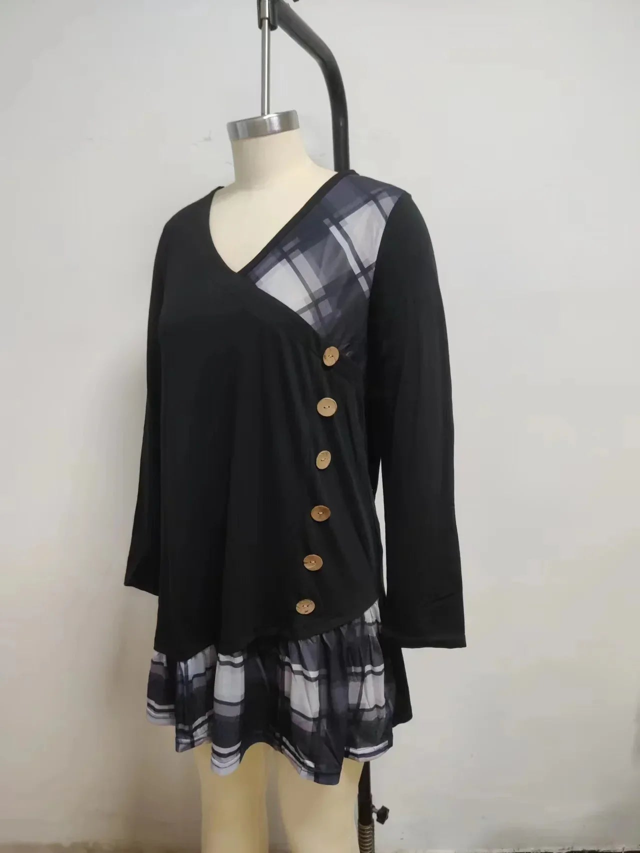 Robe Élégante Ample à Manches Longues - Masko shop