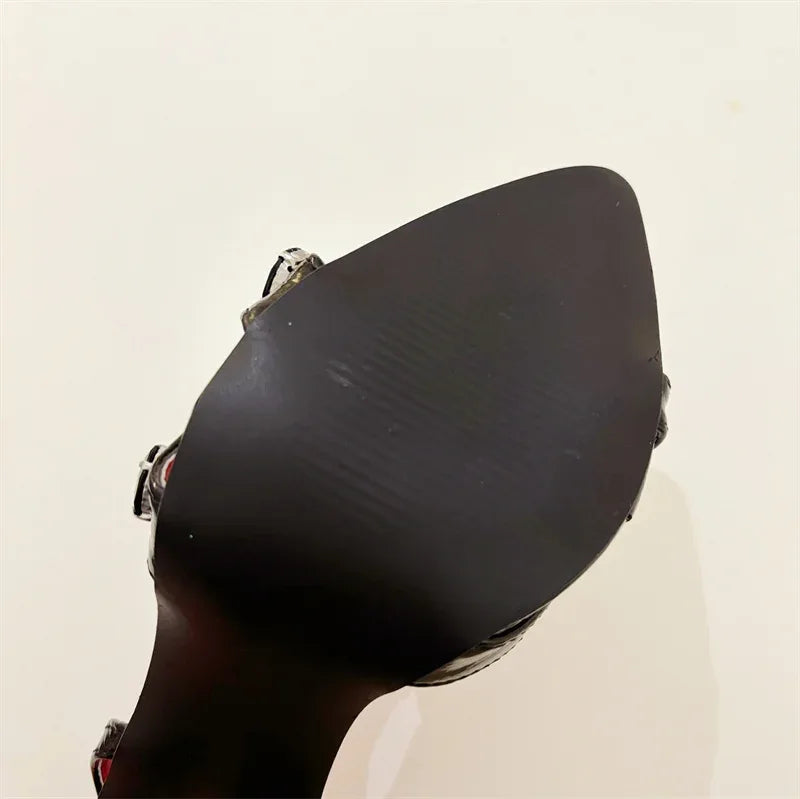 Sandales à Talons Hauts Liyke - Gemmes et Rivets - Masko shop