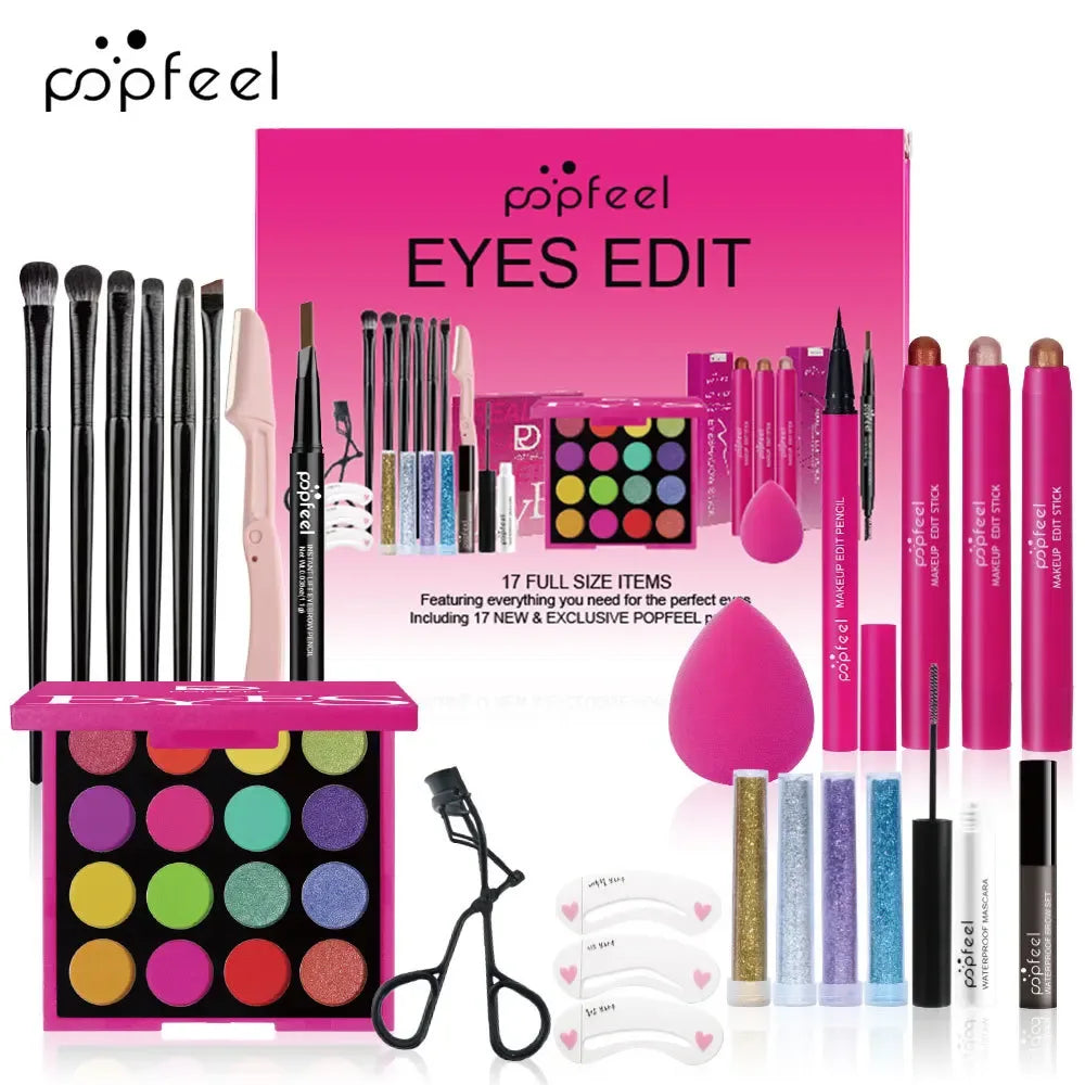 Kit Maquillage Yeux Complet - Palette Fards à Paupières - Masko shop
