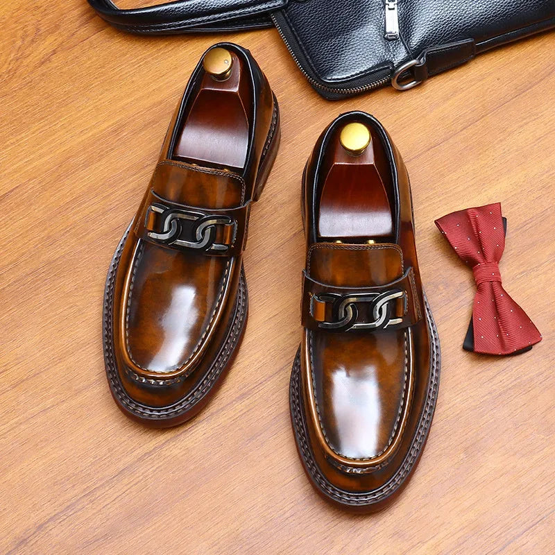 Mocassins en Cuir pour Hommes - Style Classique - Masko shop