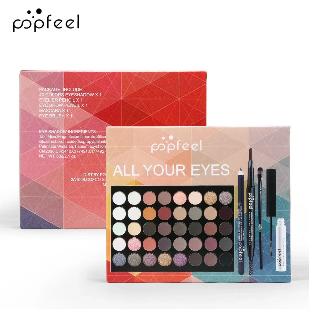 Kit Maquillage Yeux Complet - Palette Fards à Paupières - Masko shop