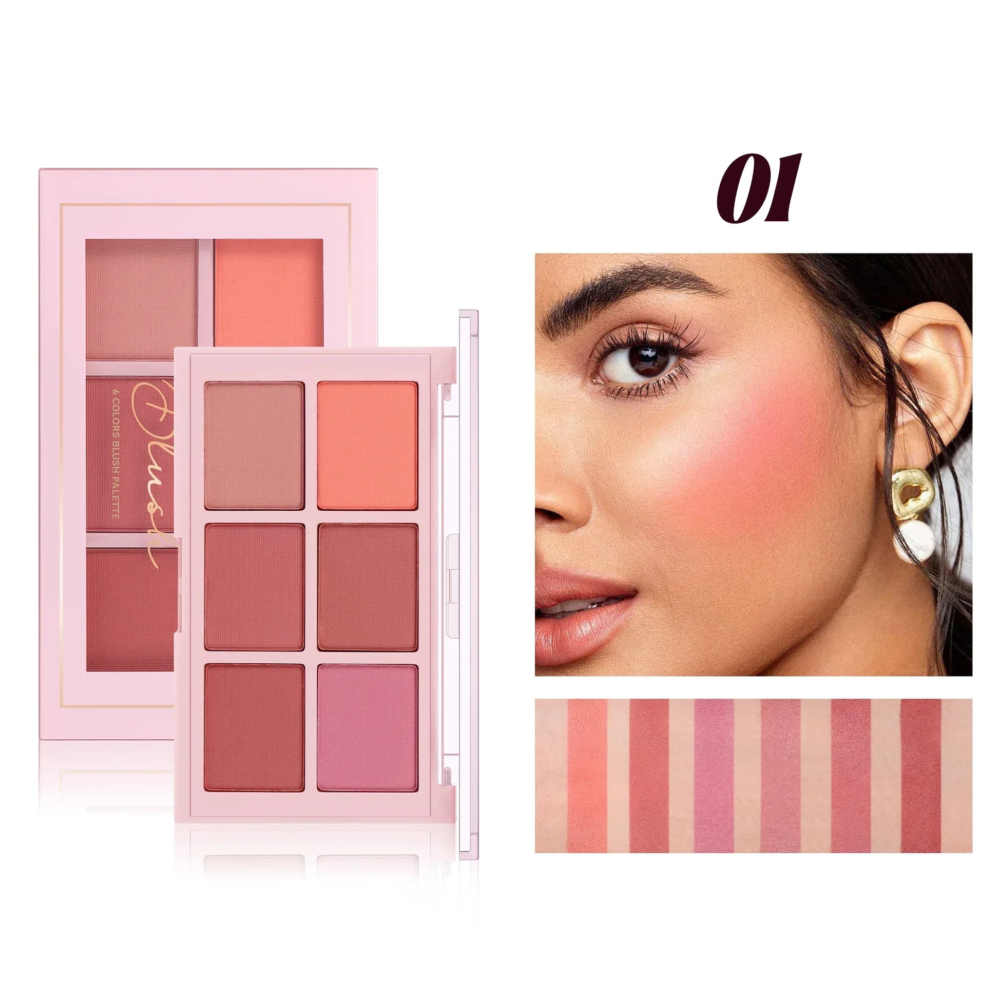 Palette Blush Longue Tenue - Finition Velours - Masko shop