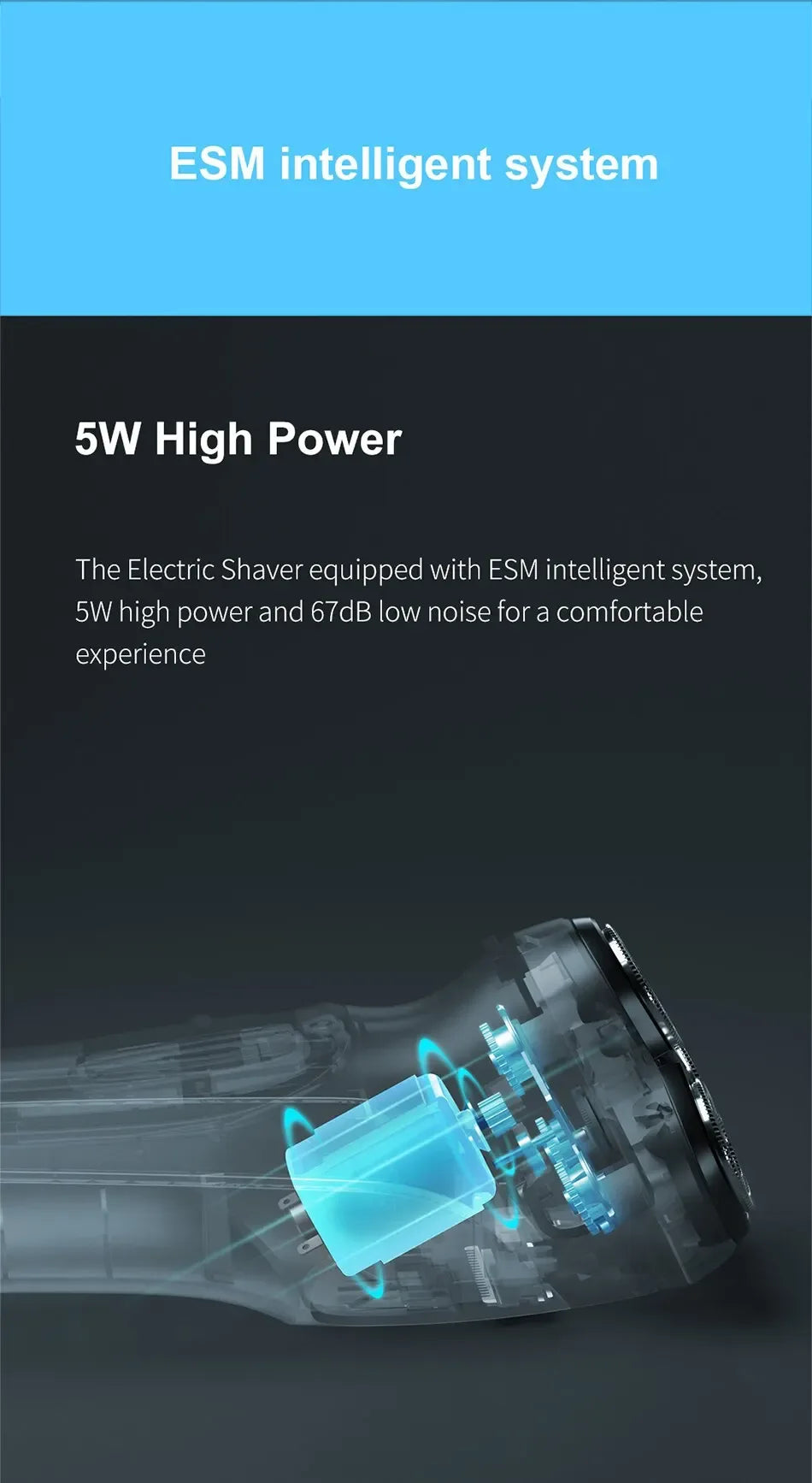 Rasoir Électrique 3D ENCHEN Blackstone - USB-C - Masko shop