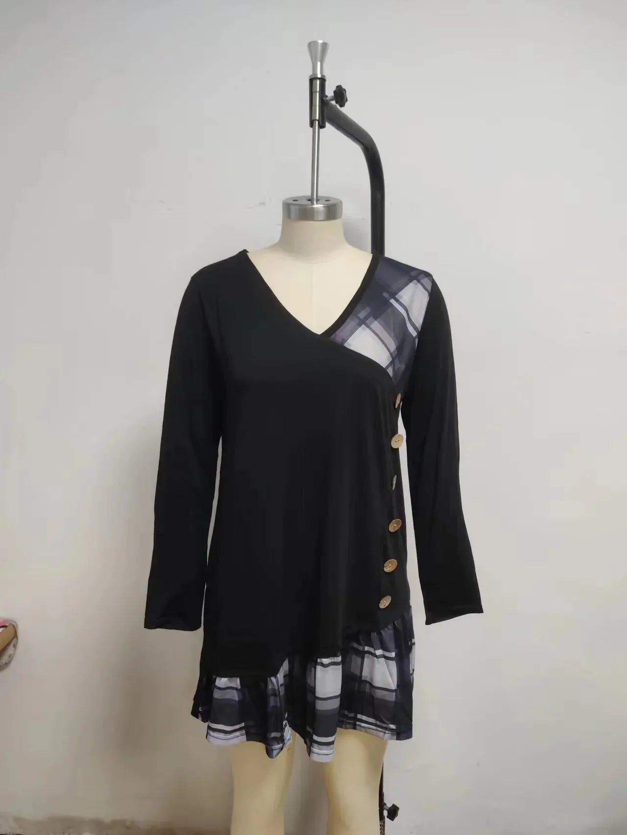 Robe Élégante Ample à Manches Longues - Masko shop