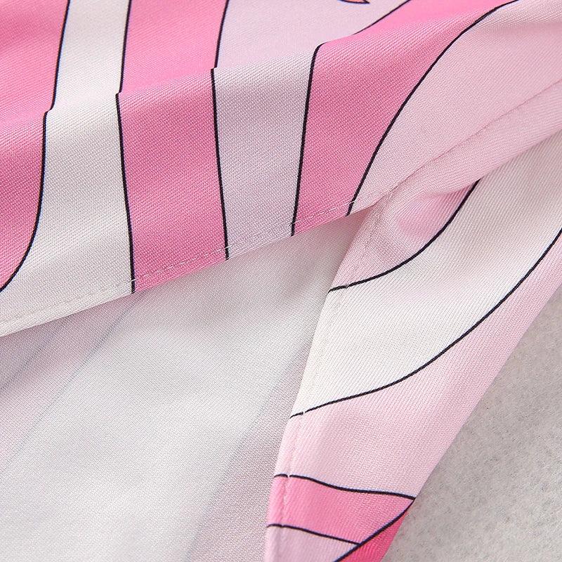 Robe Rayures Colorées - Manches Chauve-Souris - Masko shop