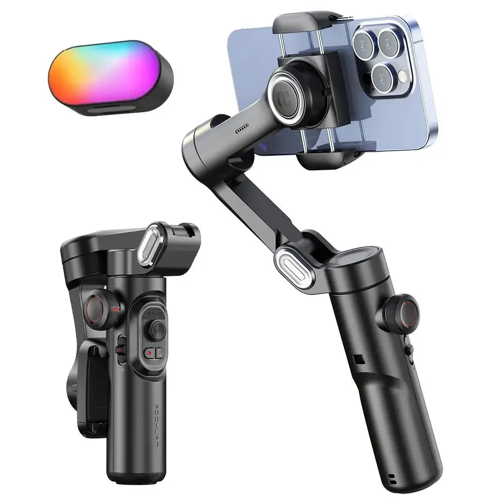 AOCHUAN Smart XE - Stabilisateur 3 Axes avec Lumière - Masko shop