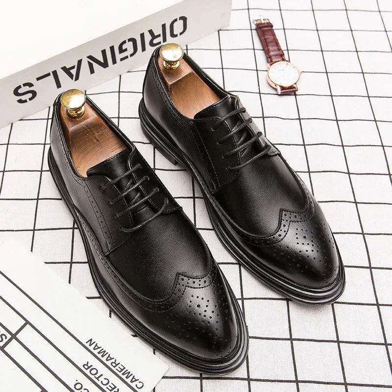 Chaussures Brogues Cuir - Bureau & Mariage - Masko shop