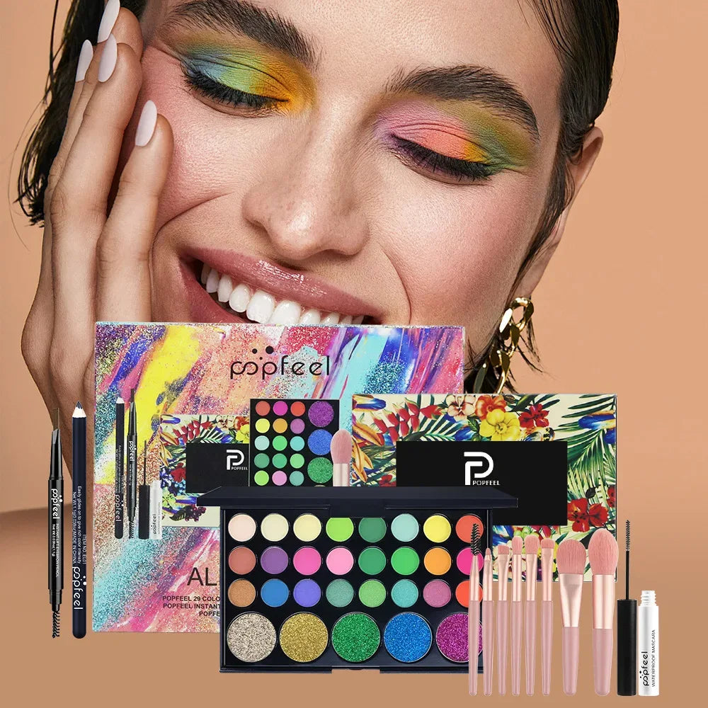Kit Maquillage Yeux Complet - Palette Fards à Paupières - Masko shop