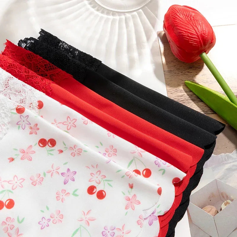 Culottes Léopard Dentelle - Lot 3 Pièces - Masko shop