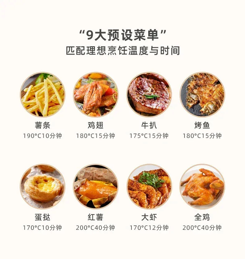 Friteuse à Air Intelligente 5L - Masko shop