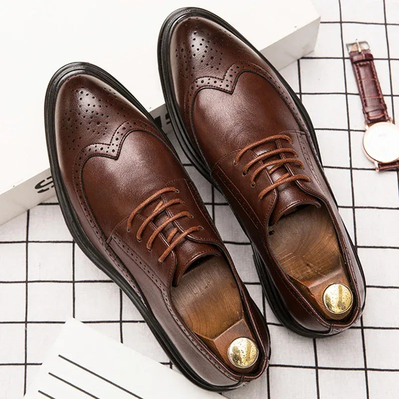 Chaussures Brogues Cuir - Bureau & Mariage - Masko shop