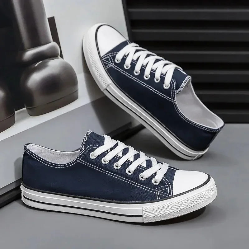 Baskets Basses Toile Noires - Unisexe - Masko shop