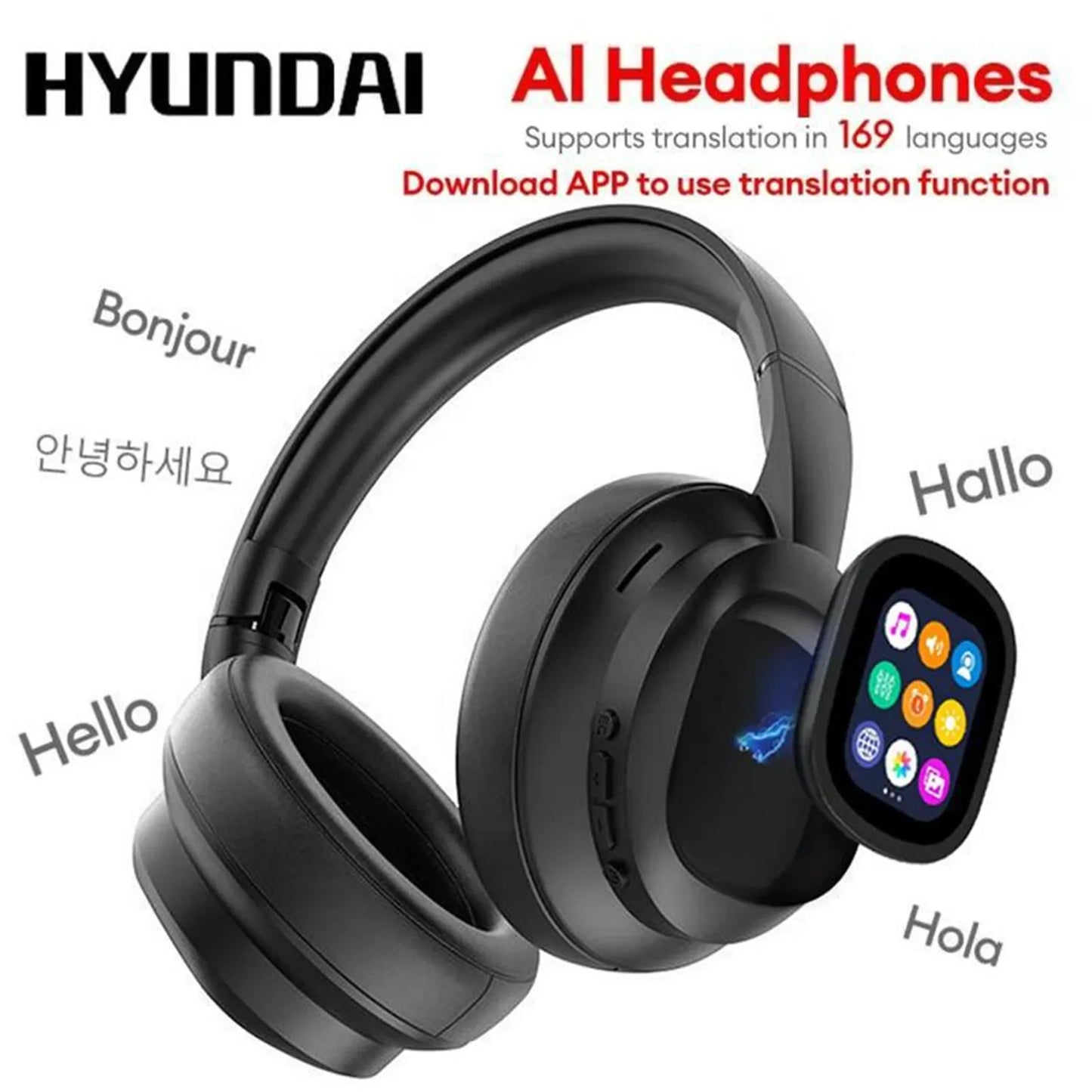 Casque Bluetooth HD Traduction AI - Masko shop
