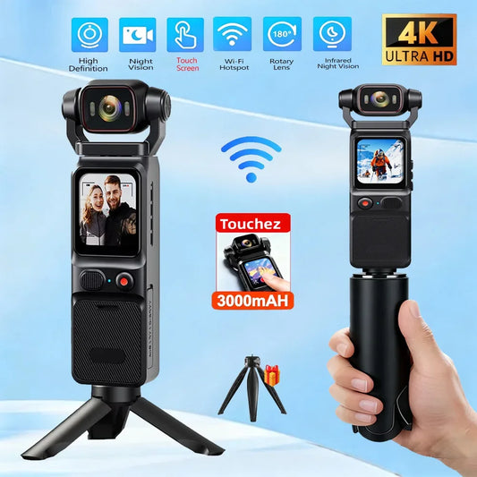 Caméra d'Action 4K UHD Stabilisée - Masko shop