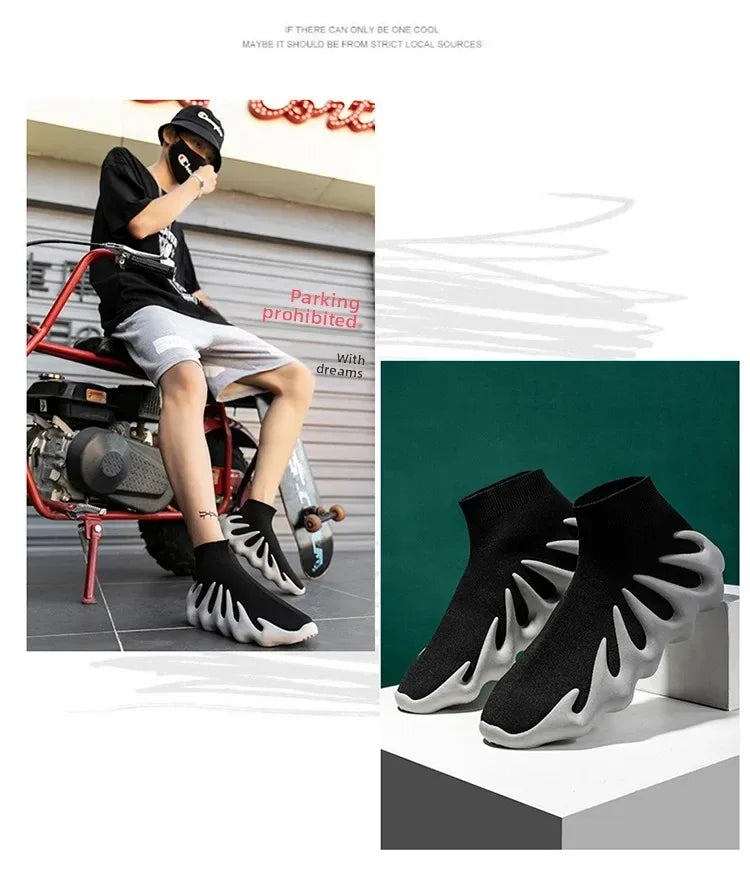 Baskets Montantes Grande Taille - Semelle Épaisse - Masko shop