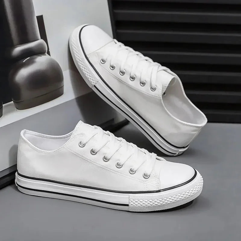 Baskets Basses Toile Noires - Unisexe - Masko shop