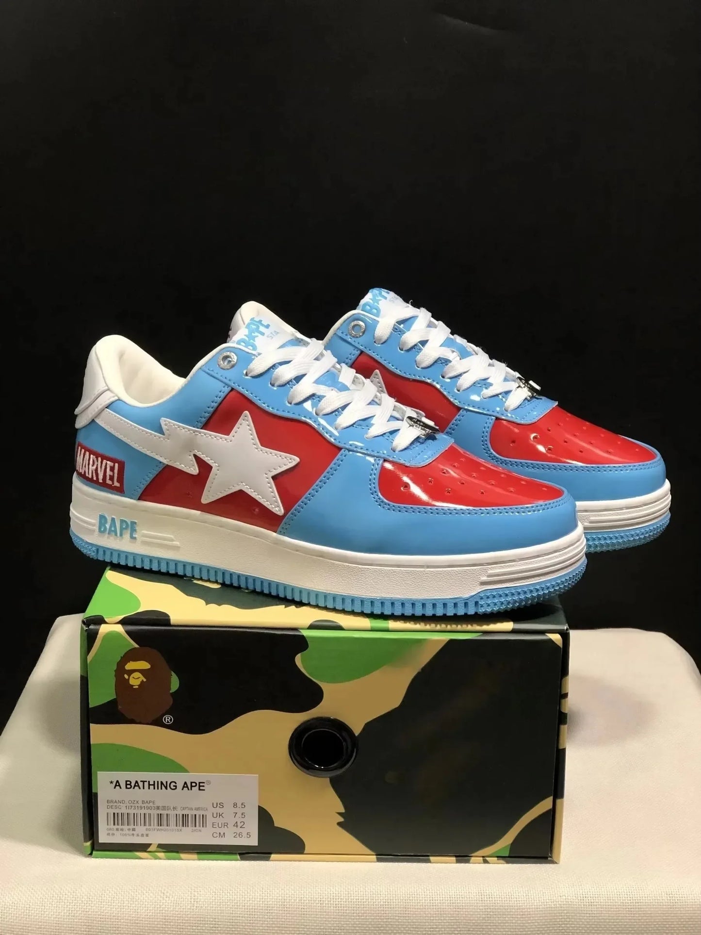 Baskets Bape B03 Requin Skateboard - Masko shop