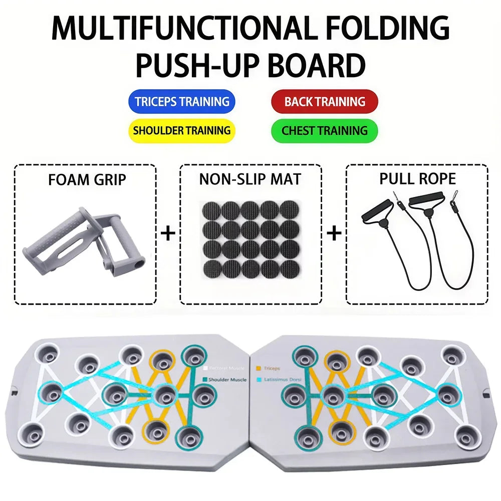 Planche Push-Up Multifonction Pliable - Masko shop