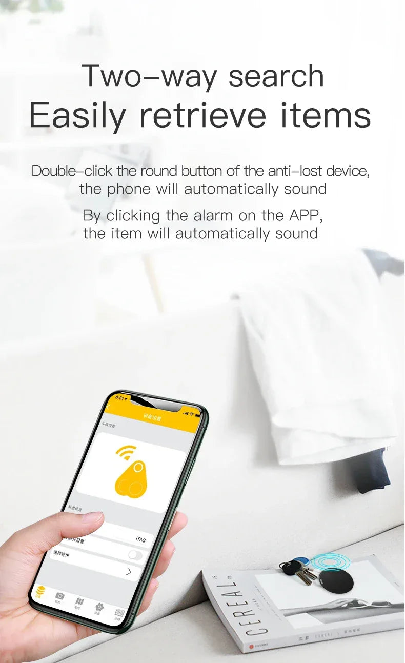 Mini Localisateur GPS Bluetooth - Anti-Perte - Porte-Clés - Masko shop