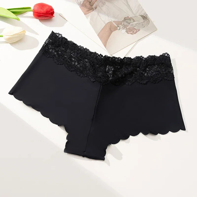 Culottes Léopard Dentelle - Lot 3 Pièces - Masko shop