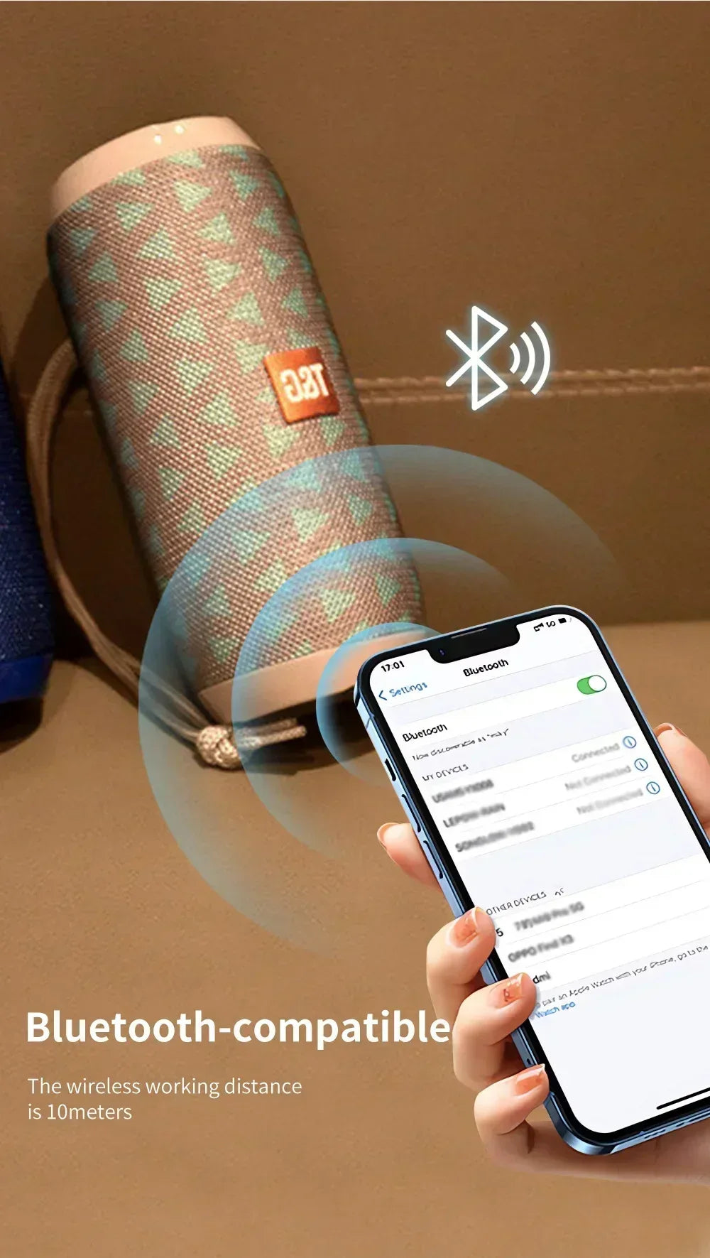 Haut-Parleur Bluetooth TG117 - Portable - Double Basse - Masko shop