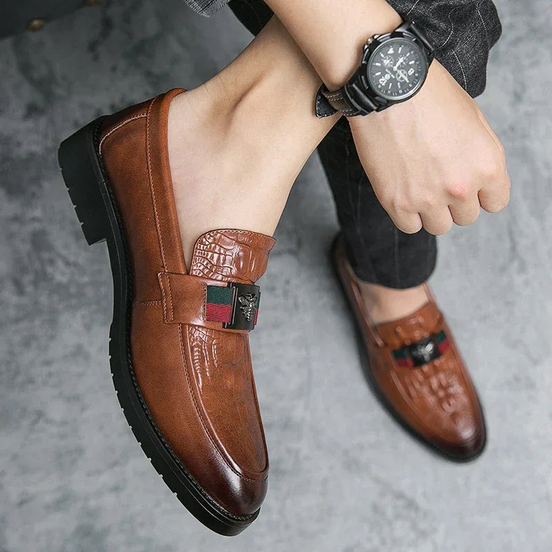 Chaussures Pointues Style Britannique pour Homme - Mode - Masko shop