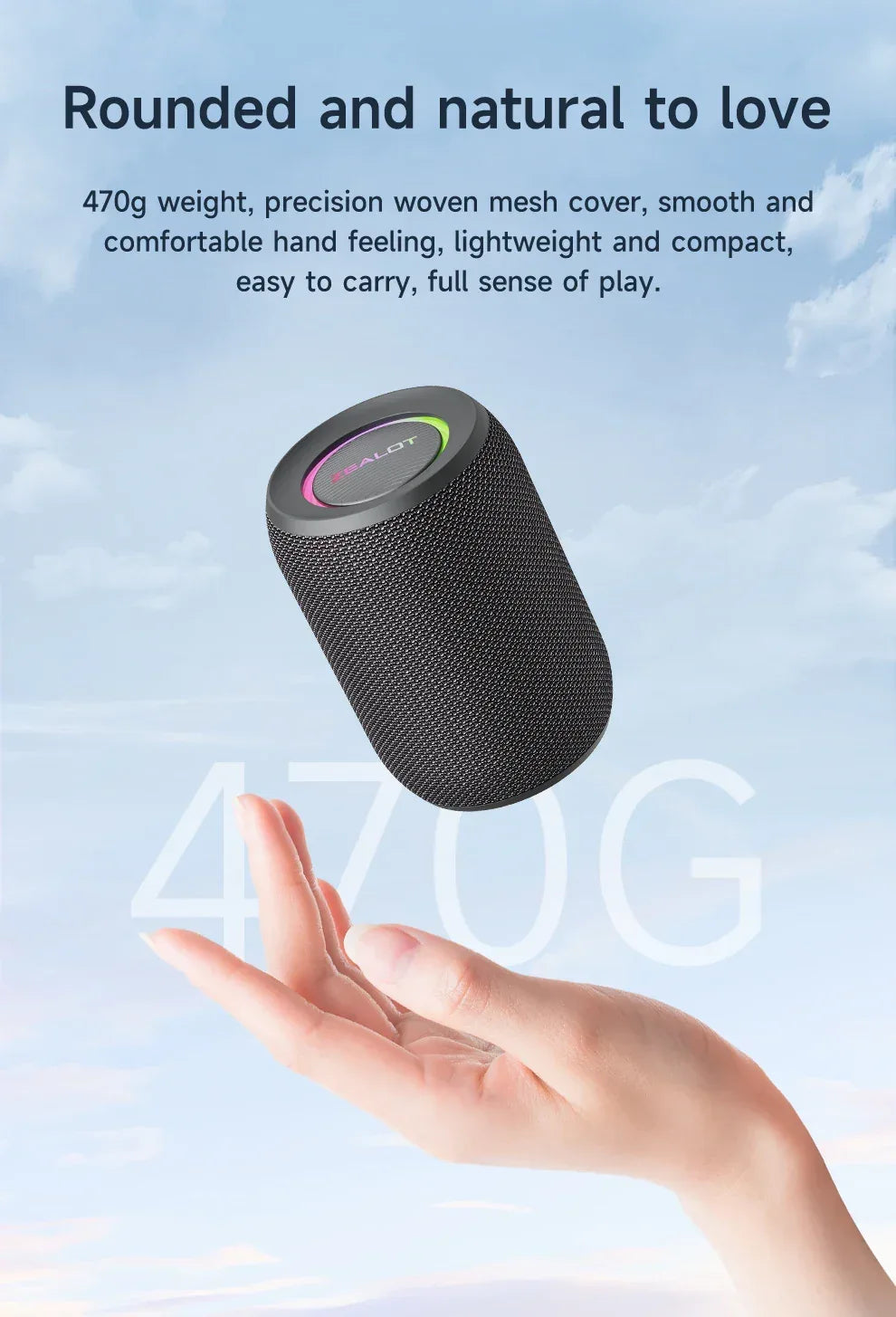 Haut-Parleur Bluetooth ZEALOT S32PRO - LED - Étanche - Masko shop