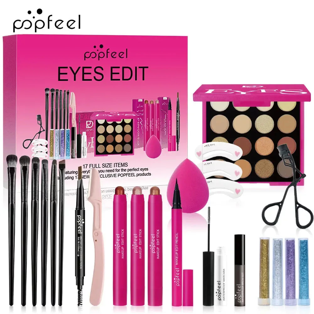 Kit Maquillage Yeux Complet - Palette Fards à Paupières - Masko shop