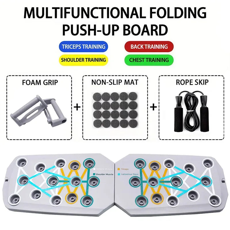 Planche Push-Up Multifonction Pliable - Masko shop