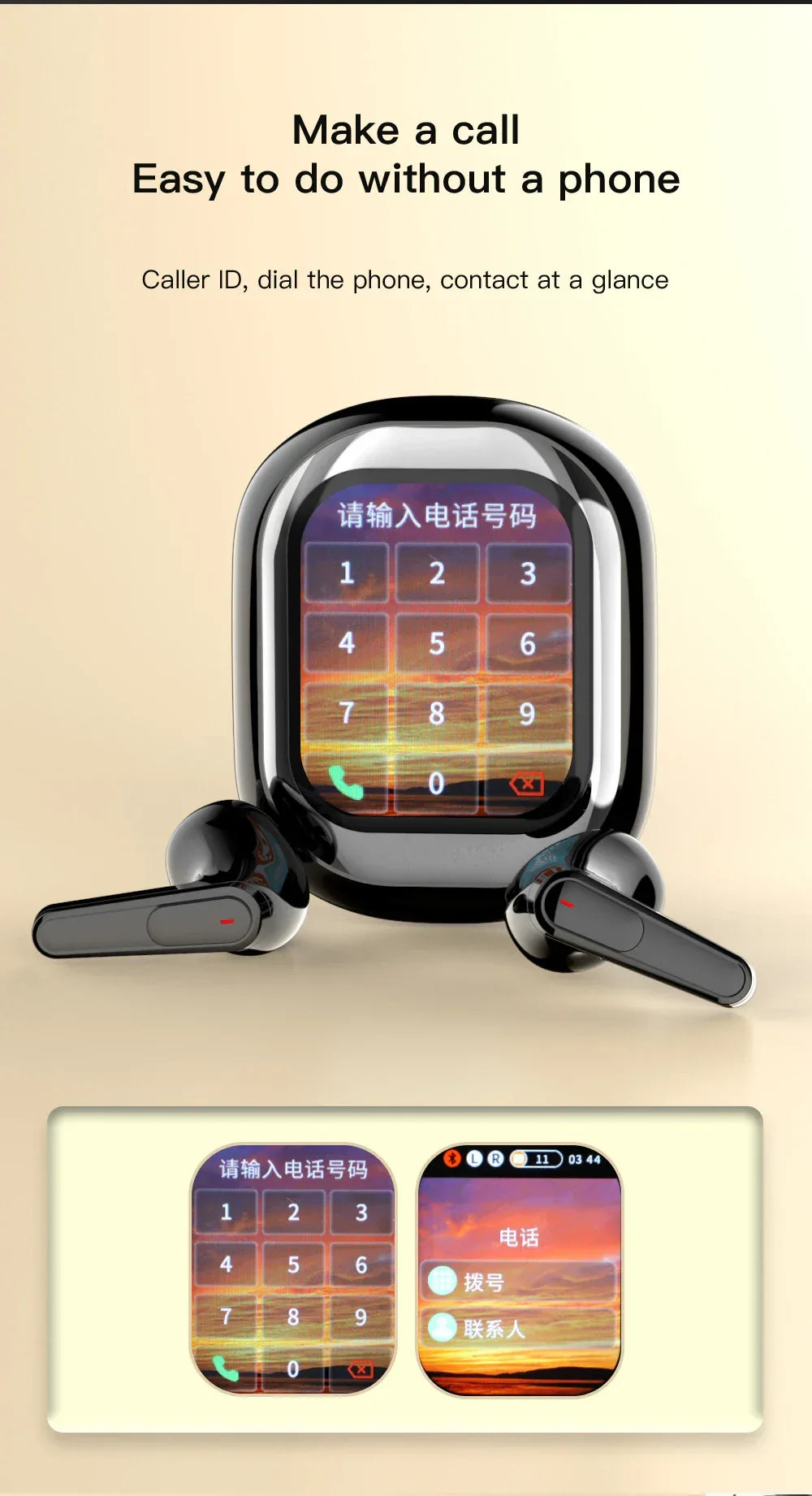 Écouteurs TWS SE-ONE LED Tactile - Masko shop