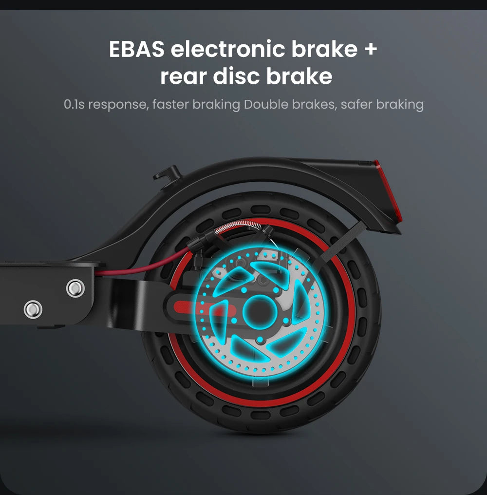 IScooter-Trottinette Électrique i9, Moteur 350W, 36V, 7,5 Ah, Autonomie 30km, 8.5 Pouces, Nid d'Abeille, Rika Scdoms avec Application, Affichage 35%