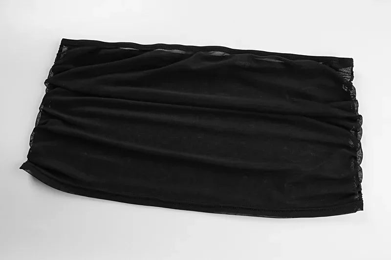 Robe de Soirée Longue SERENA - Maille Plissée Élégante - Masko shop